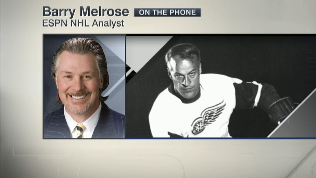 Melrose I Grew Up Idolizing Gordie Howe ESPN Video