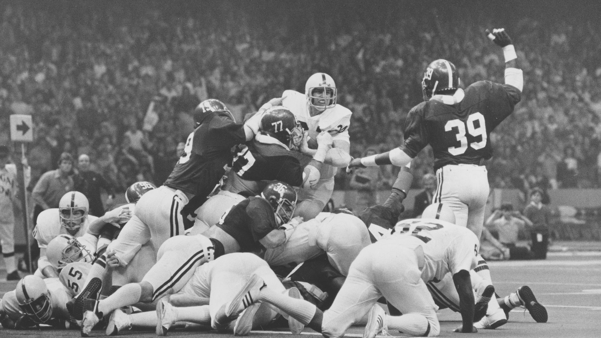 Alabama's goalline stand leads to 1979 Sugar Bowl victory ESPN Video
