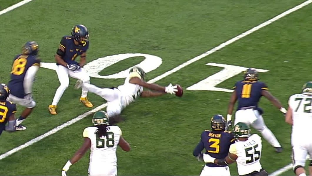 Cannon makes great bobbling catch for Baylor - ESPN Video