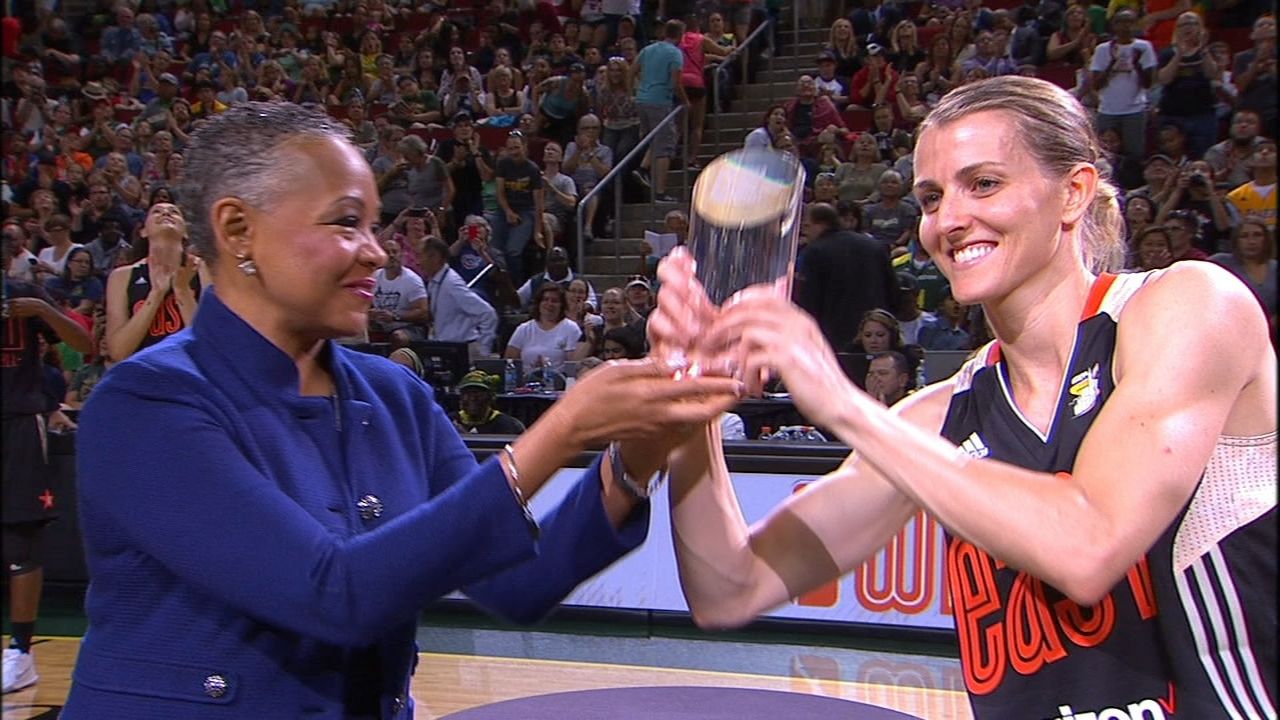 Quigley wins WNBA 3point contest ESPN Video