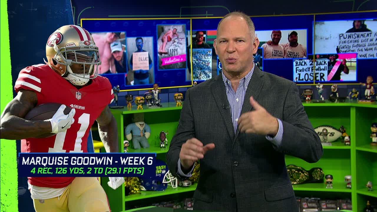 Berry says Goodwin is top fantasy waiver wire WR for Week 7 - ESPN Video