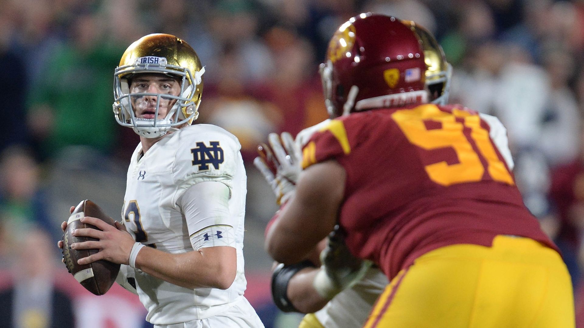 Notre Dame holds off USC ESPN Video