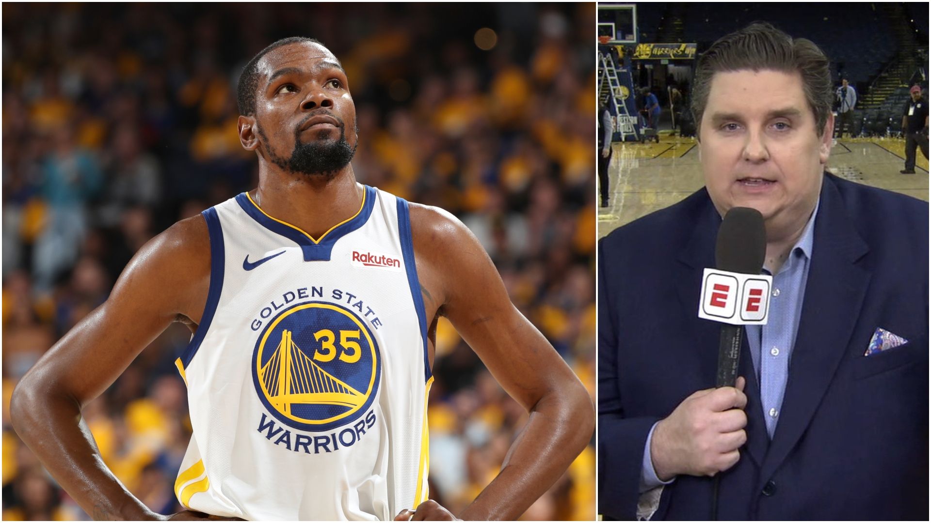 Windhorst Durant won't be back unless Warriors trail ESPN Video
