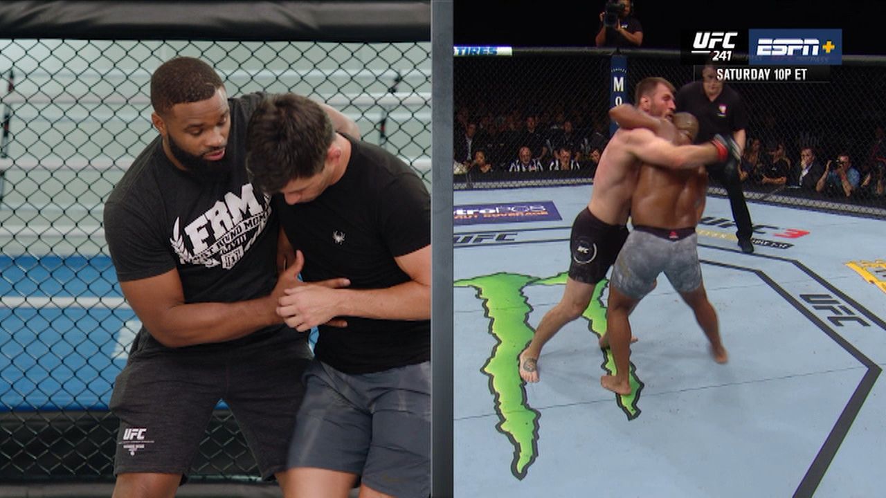 The Clinch A Major X factor In Cormier Vs Miocic 2 ESPN Video the-clinch-a-major-x-factor-in-cormier-vs-miocic-2-espn-video