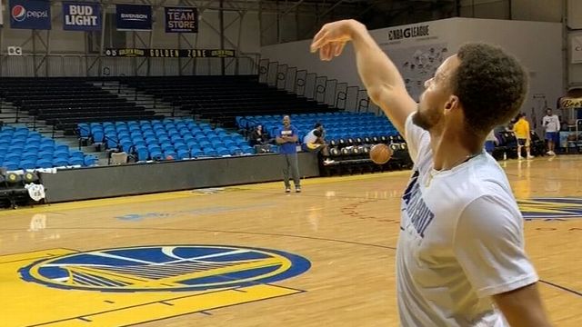 Steph Curry Practices With G League Warriors Misses Scrimmage Winner