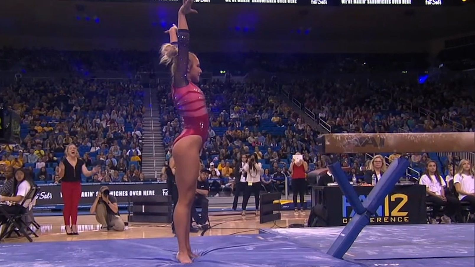 Top five NCAA gymnastics moments ESPN Video