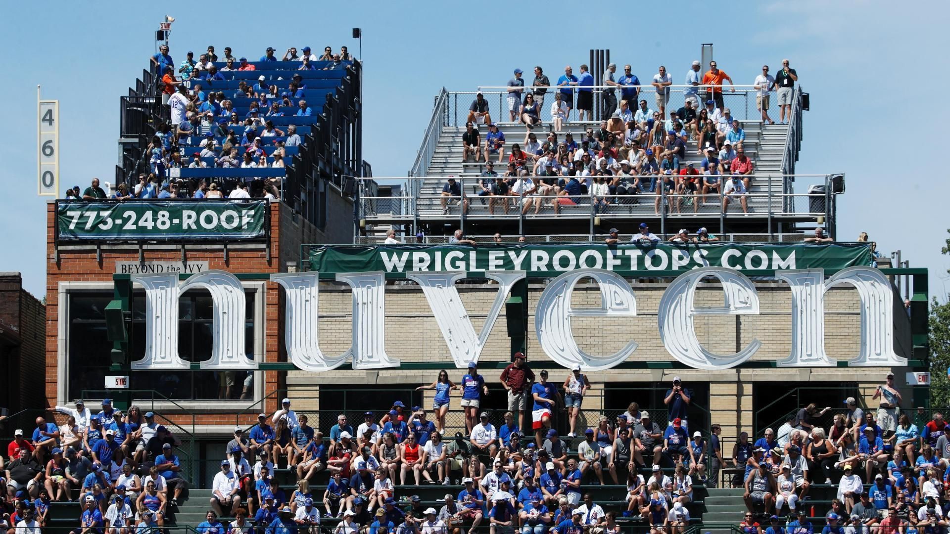 Seats for Wrigley rooftops, approved for 25 capacity, going for 350