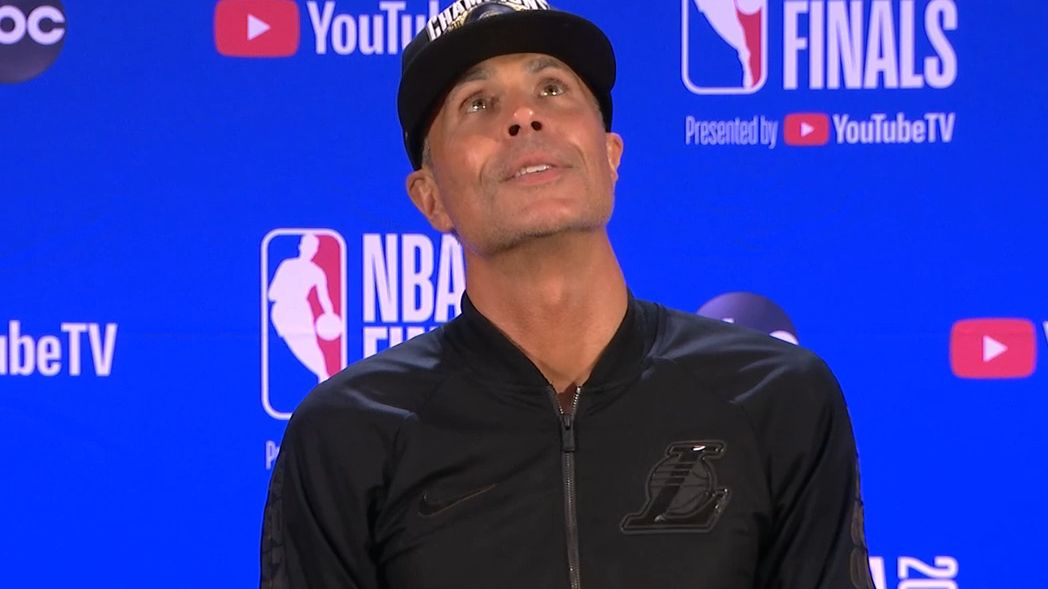Rob Pelinka Thanks Kobe Bryant For The Energy To Do It Espn Video
