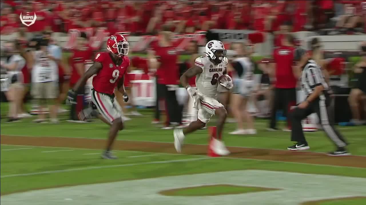 Josh Vann makes the grab for 36-yard touchdown - ESPN Video