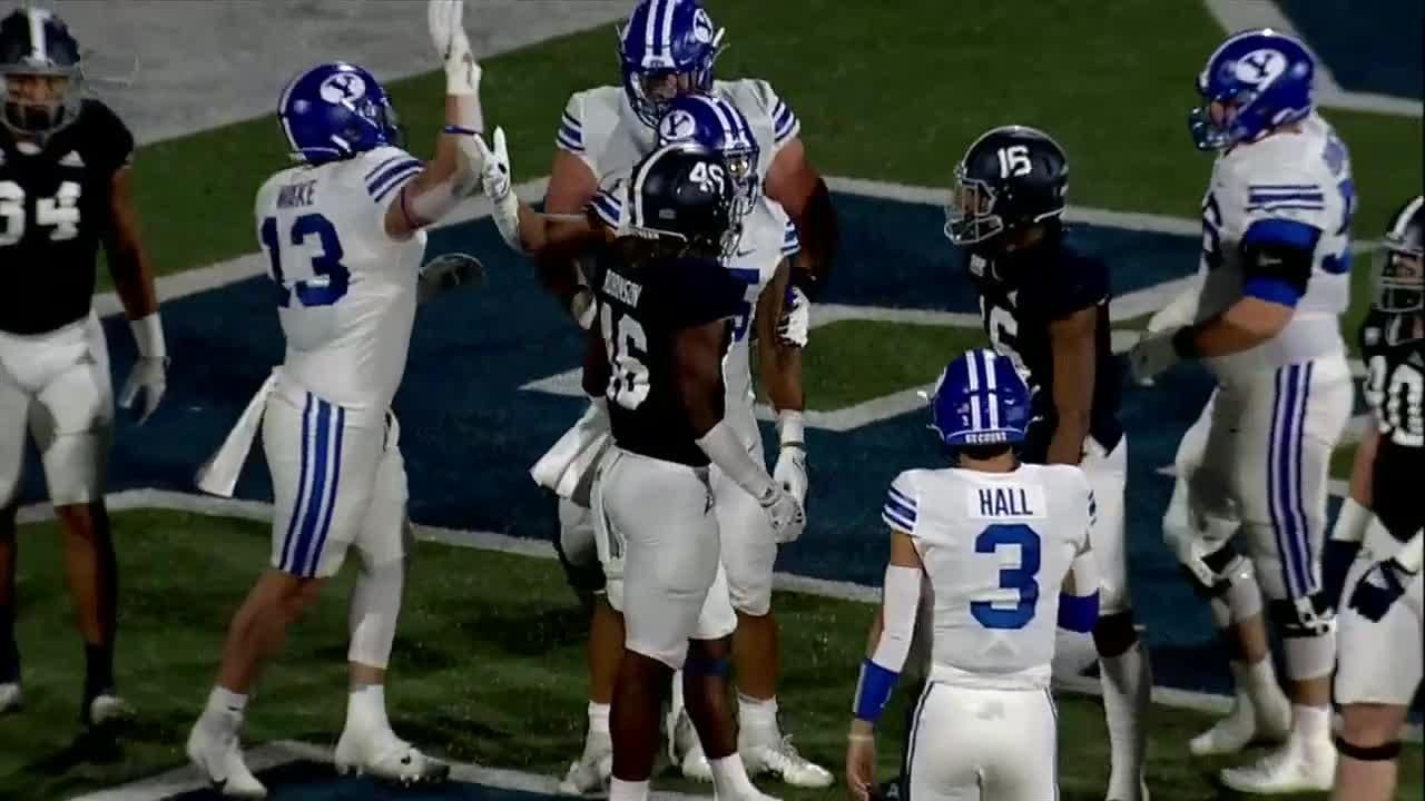 Tyler Allgeier scores 1-yard Rushing TD vs. Georgia Southern - ESPN Video