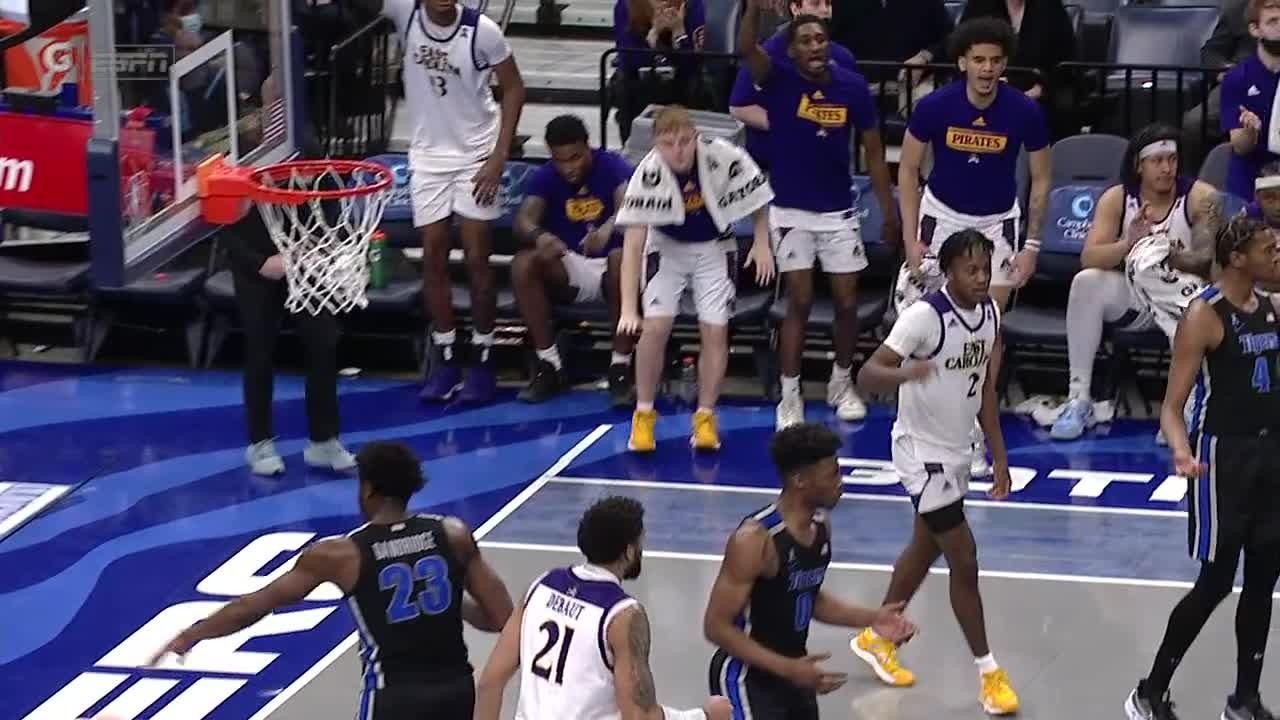 Tristen Newton maneuvers his way in for an and-1 bucket - ESPN Video