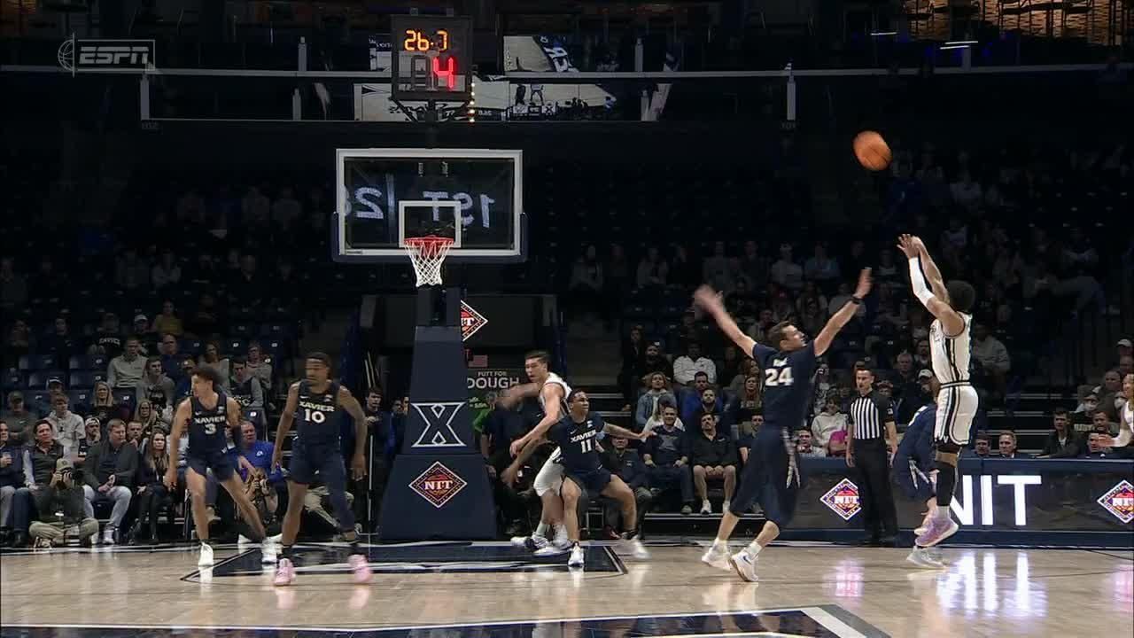 Scotty Pippen Jr. knocks down deep 3pointer vs. Xavier Musketeers