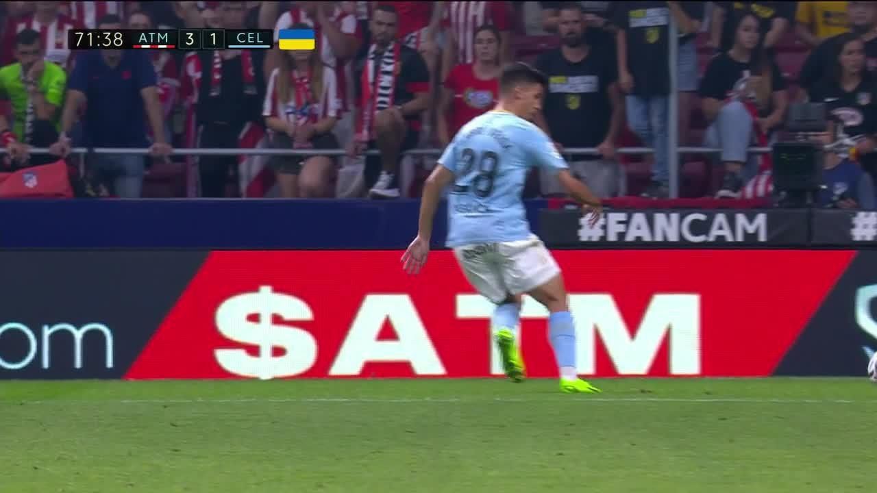 Gabriel Veiga goal 71st minute Atletico Madrid 3-1 Celta Vigo - ESPN Video