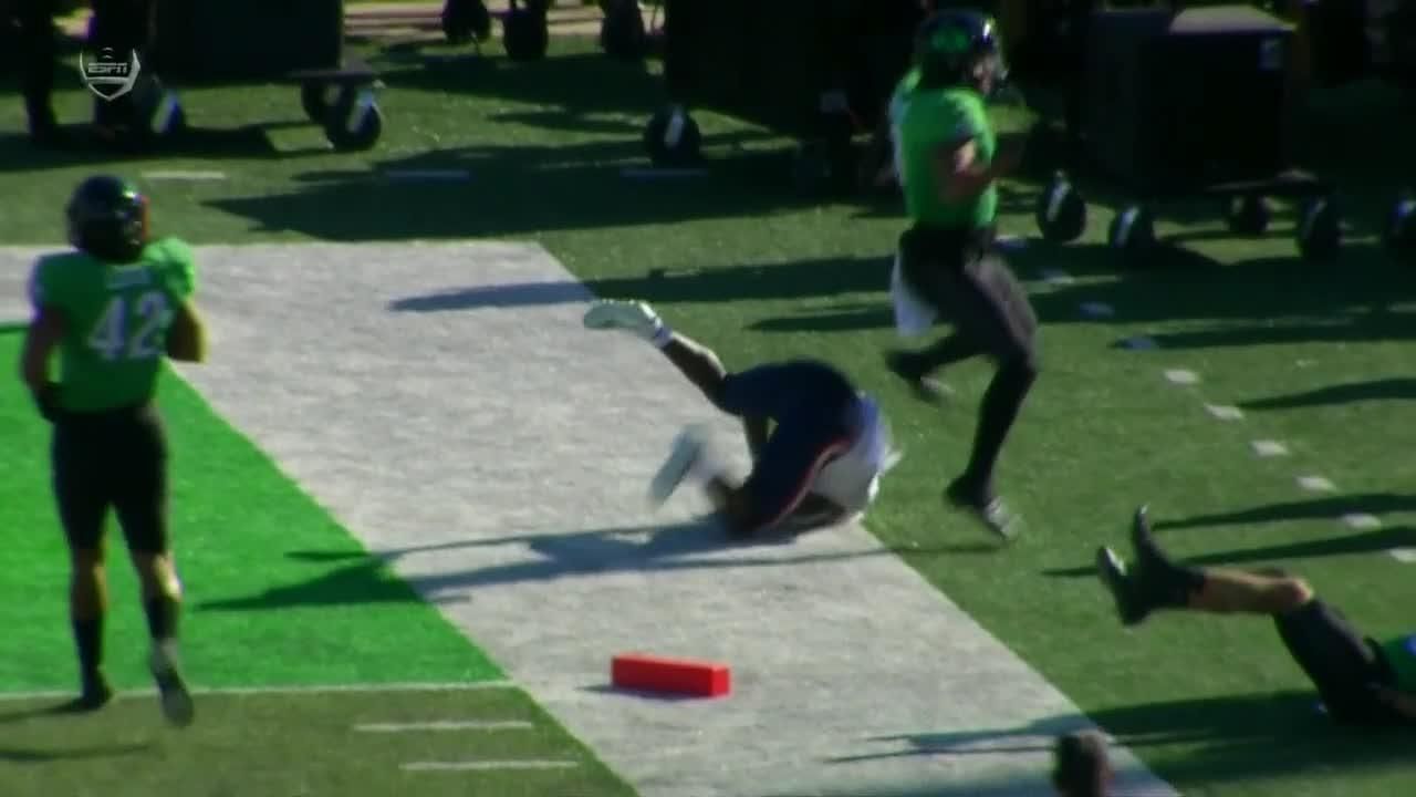 Touchdown! Larry McCammon III scores vs. North Texas ESPN Video