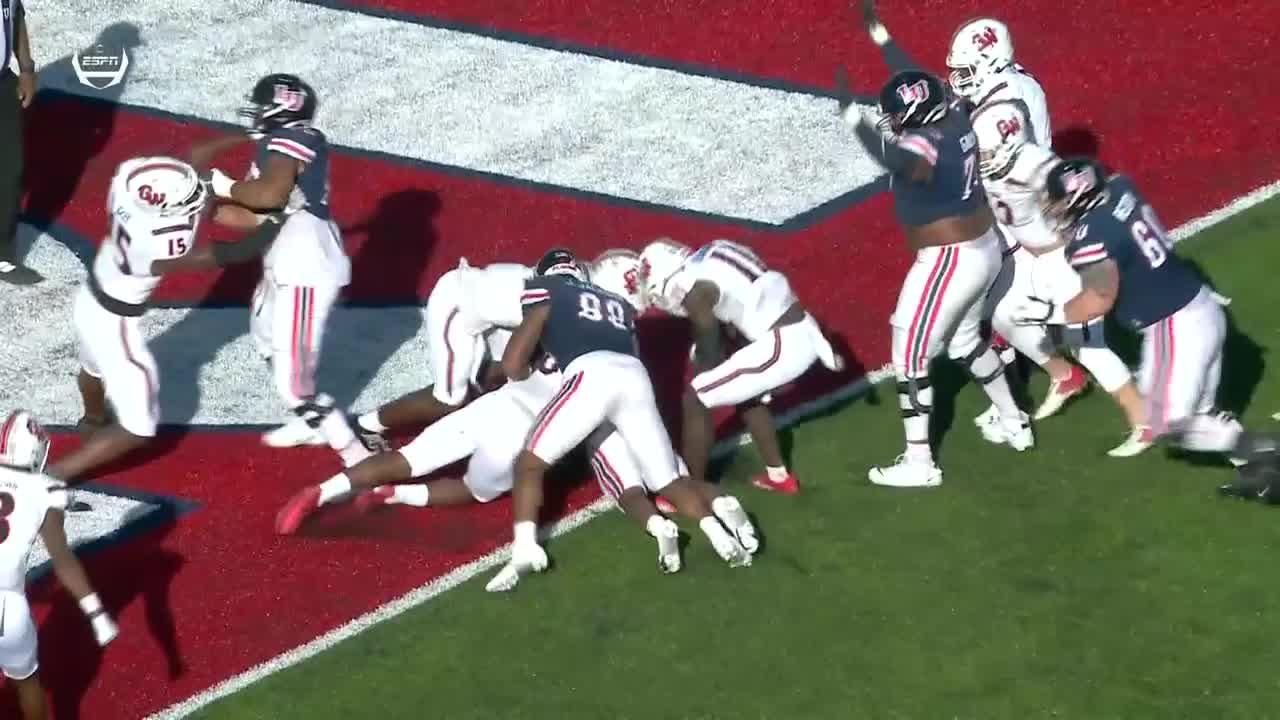 Touchdown! Shedro Louis scores vs. Gardnerb Bulldogs ESPN Video