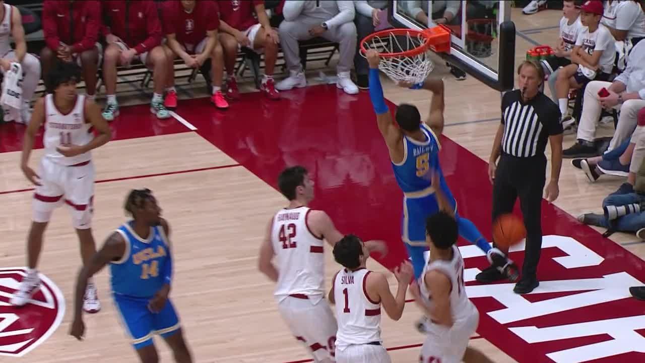 Amari Bailey Rocks The Rim With Flush Espn Video 