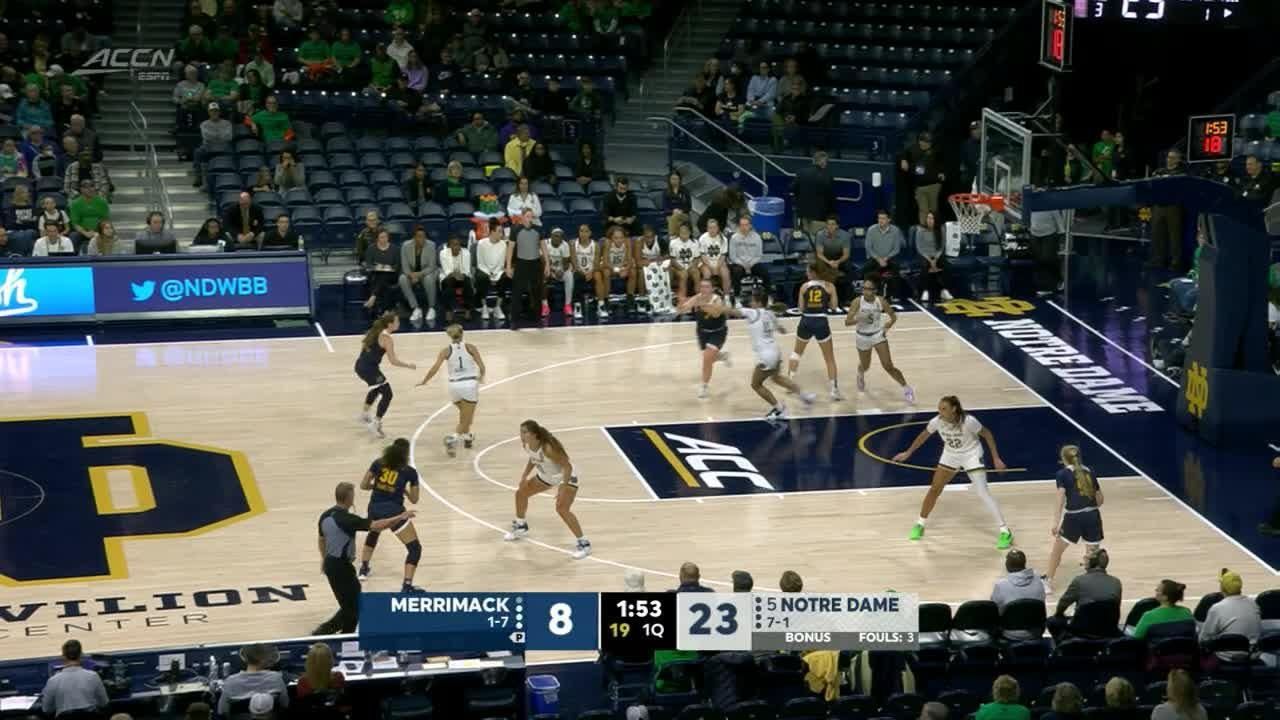 Maddy Westbeld With The Massive Block At The Rim Espn Video 