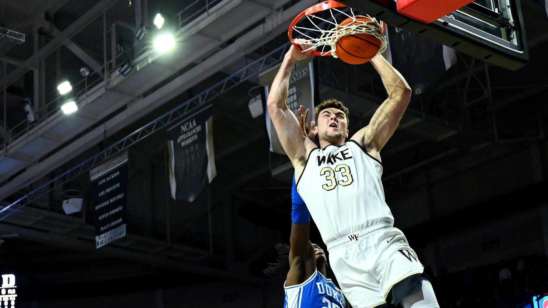 Matthew Marsh buries alley-oop for Wake Forest vs. Duke - ESPN Video