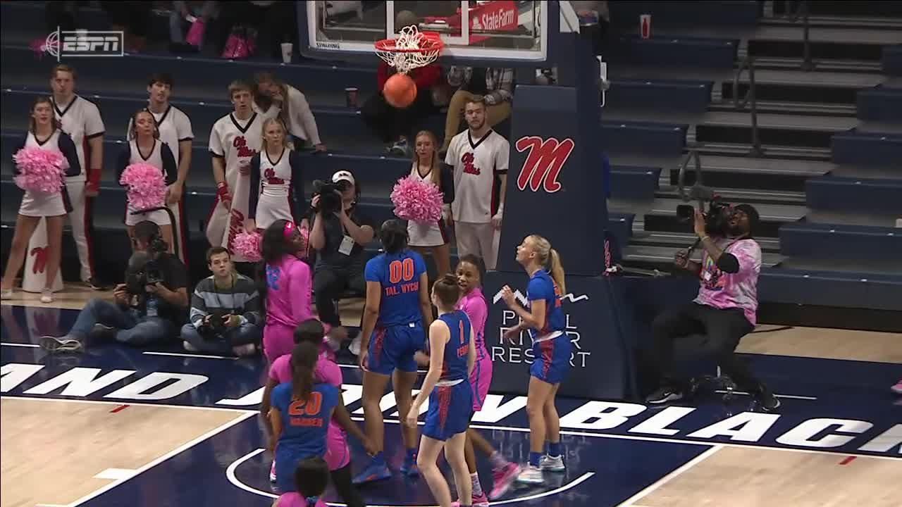 Marquesha Davis gets the and1 to fall ESPN Video