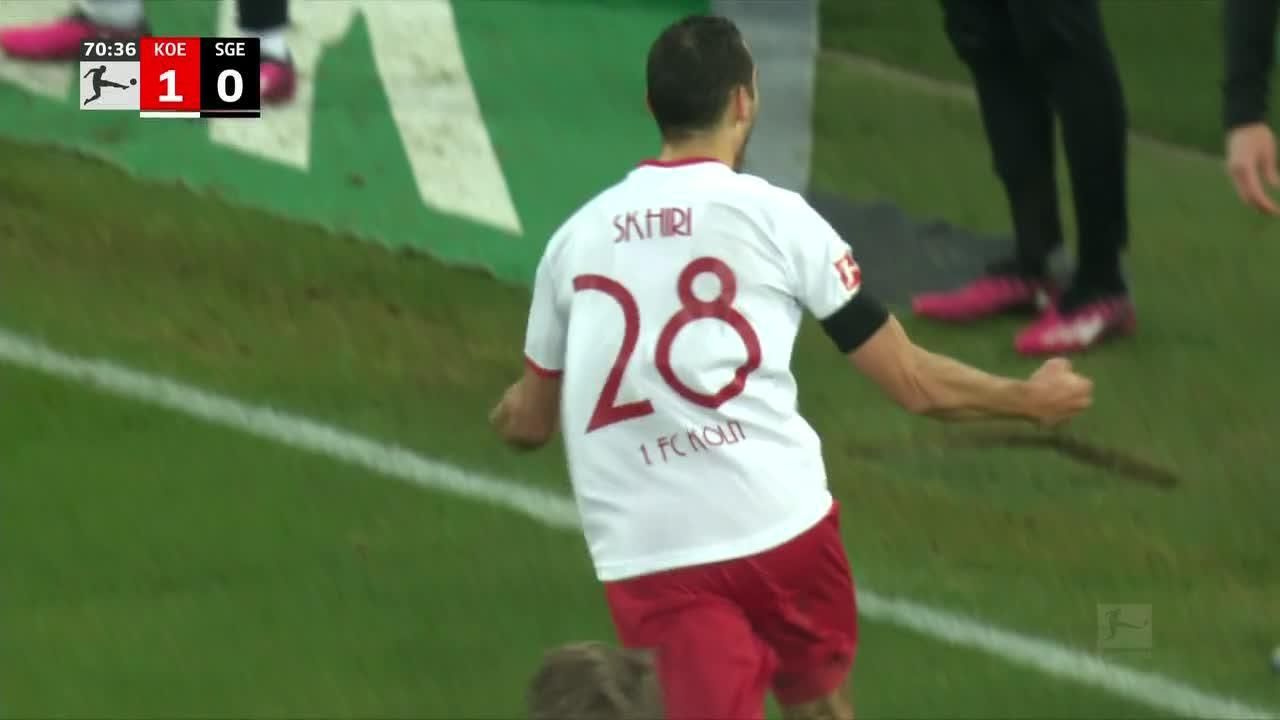 Ellyes Skhiri nods home header vs. Eintracht Frankfurt - ESPN Video