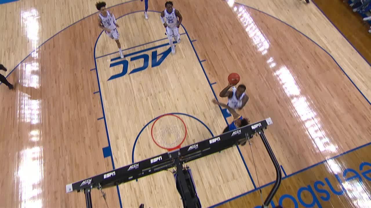Dariq Whitehead is pumped up after sinking acrobatic and1 ESPN Video