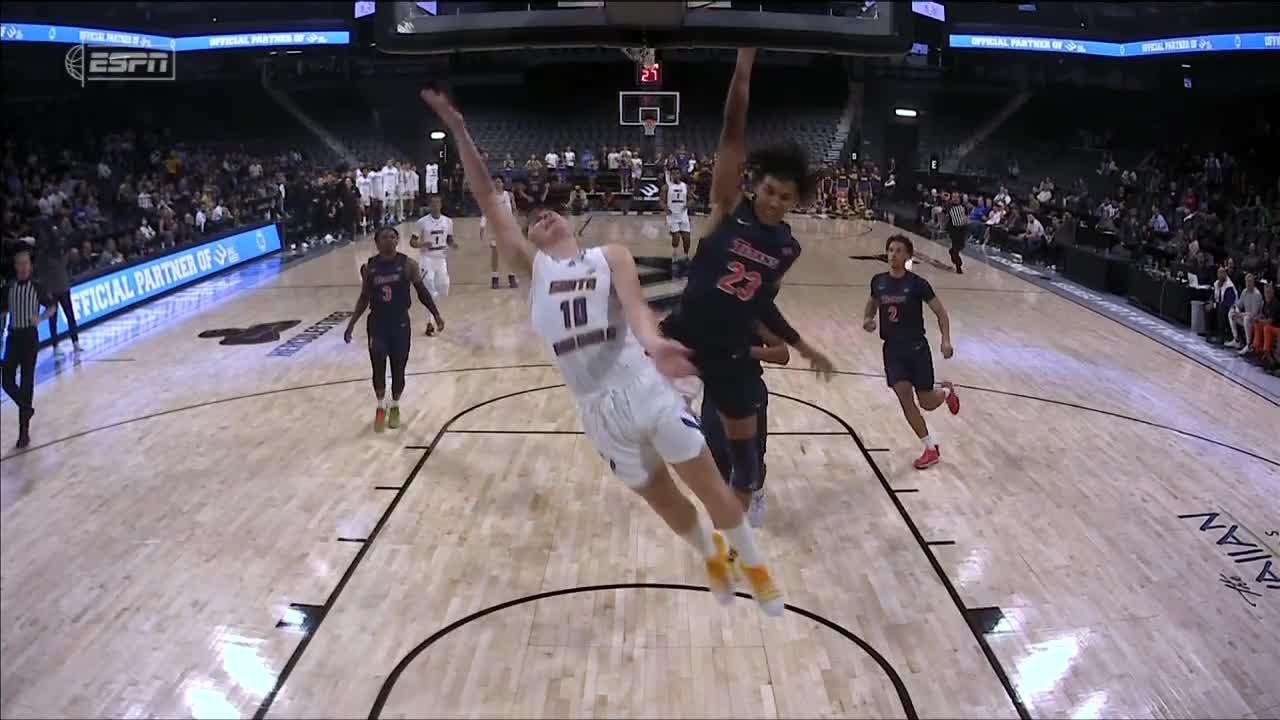 Calvin Wishart makes a nice move for the layin ESPN Video