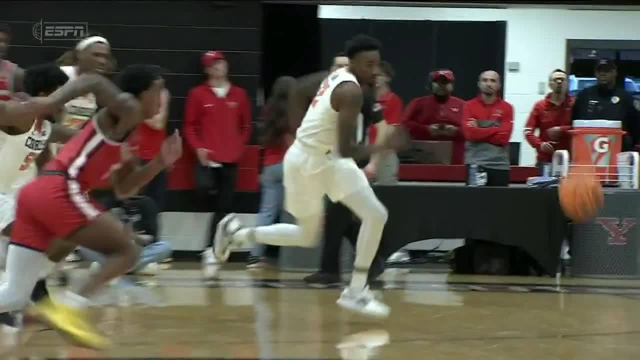 Kalib Boone with a Block vs. Youngstown State Penguins ESPN Video