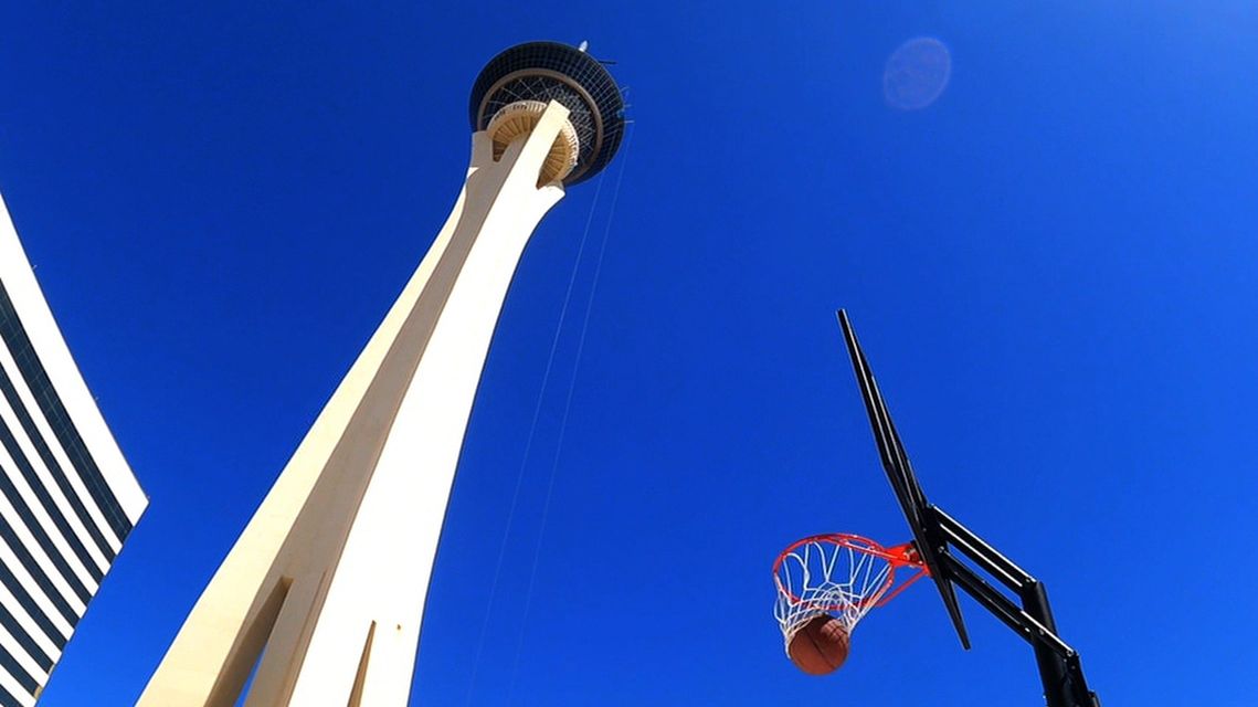 Dude Perfect Breaks Record For Worlds Highest Shot Espn Video