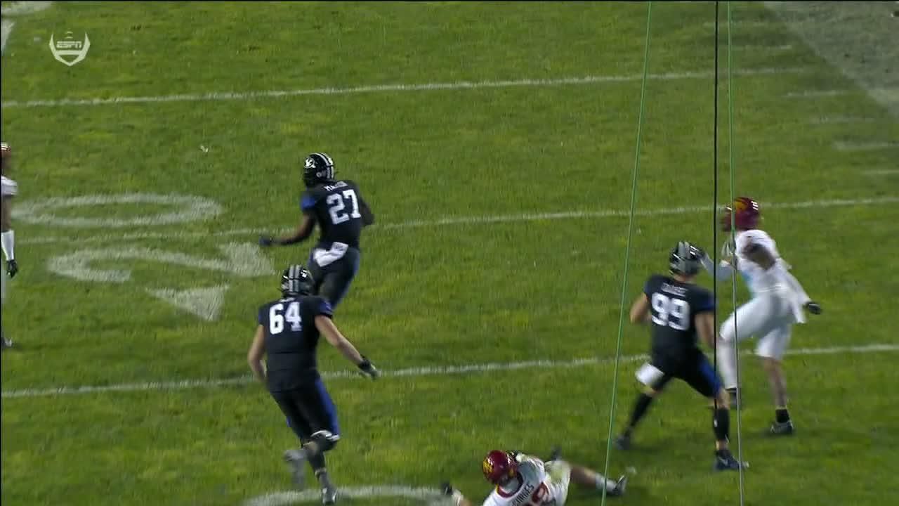 Lj Martin Powers Past Defense For 17-yard Rush - Espn Video