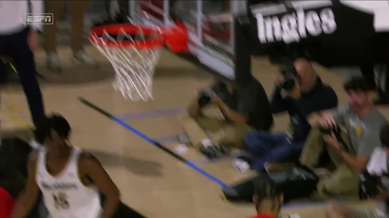 Johni Broome elevates for slam vs. Appalachian St Mountaineers ESPN Video