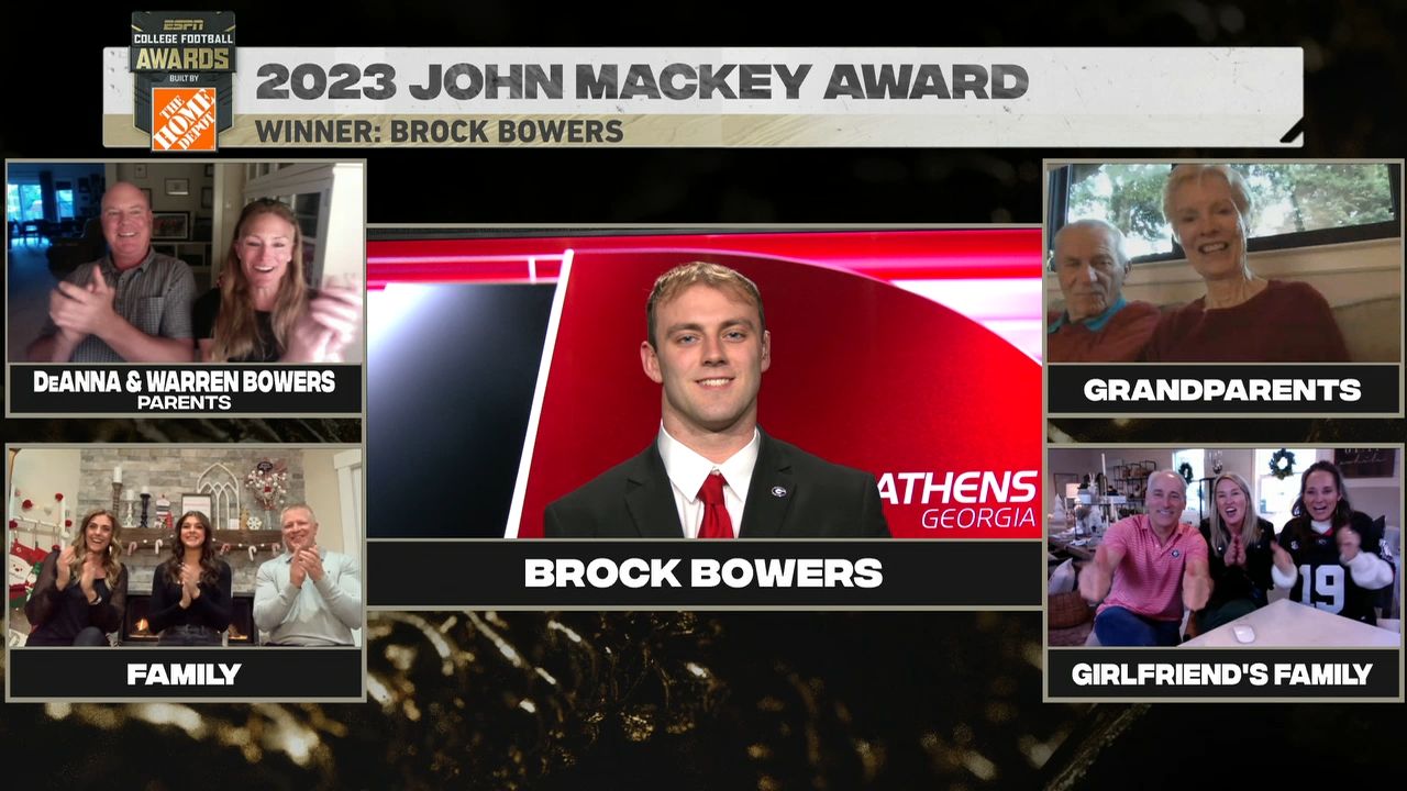 Brock Bowers wins the John Mackey Award ESPN Video