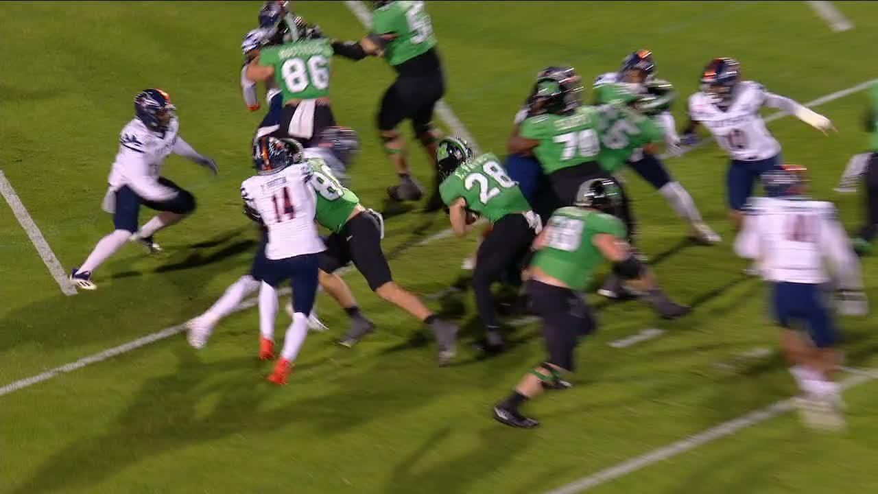 Ethan Payne punches it in for a Marshall TD - ESPN Video