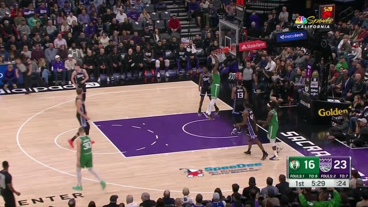 Jaylen Brown flushes back-to-back slam dunks - ESPN Video