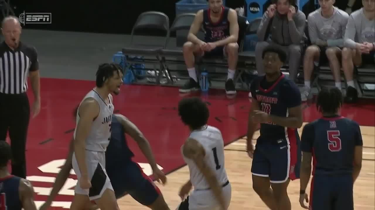 Vincent Brady II rocks the rim with powerful dunk ESPN Video