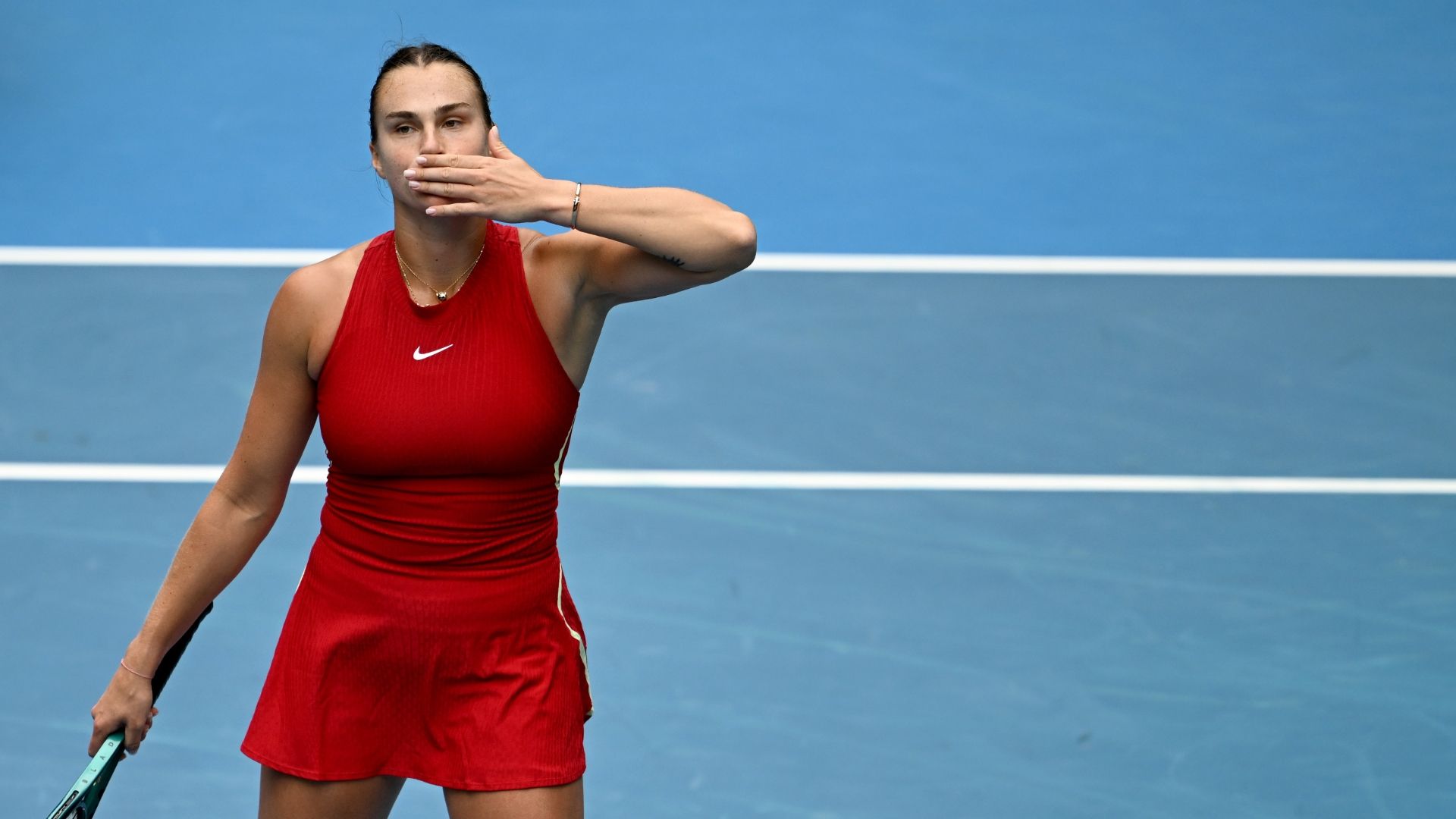 Dynamic Sabalenka Raises Her Game When It Counts To Beat Mboko At Australian Open Landscape Illustration Dynamic Sabalenka Raises Her Game When It Counts To Beat Mboko At Australian Open Landscape Illustration
