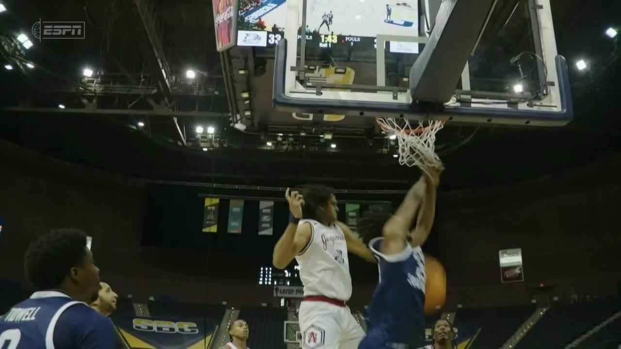 Marshall Kearing With The Massive Block At The Rim Espn Video 