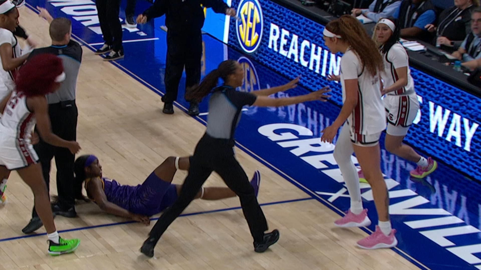 Fight between South Carolina, LSU leads to several ejections ESPN Video