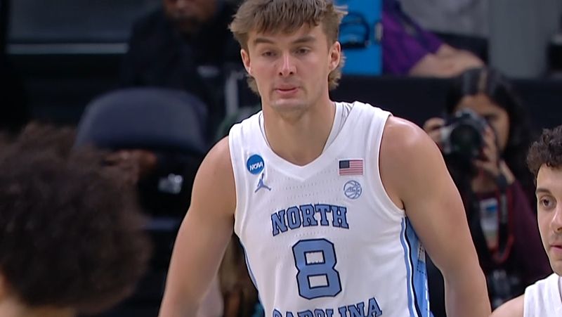 Paxson Wojcik buries the 3 from the top of the key for UNC - ESPN Video