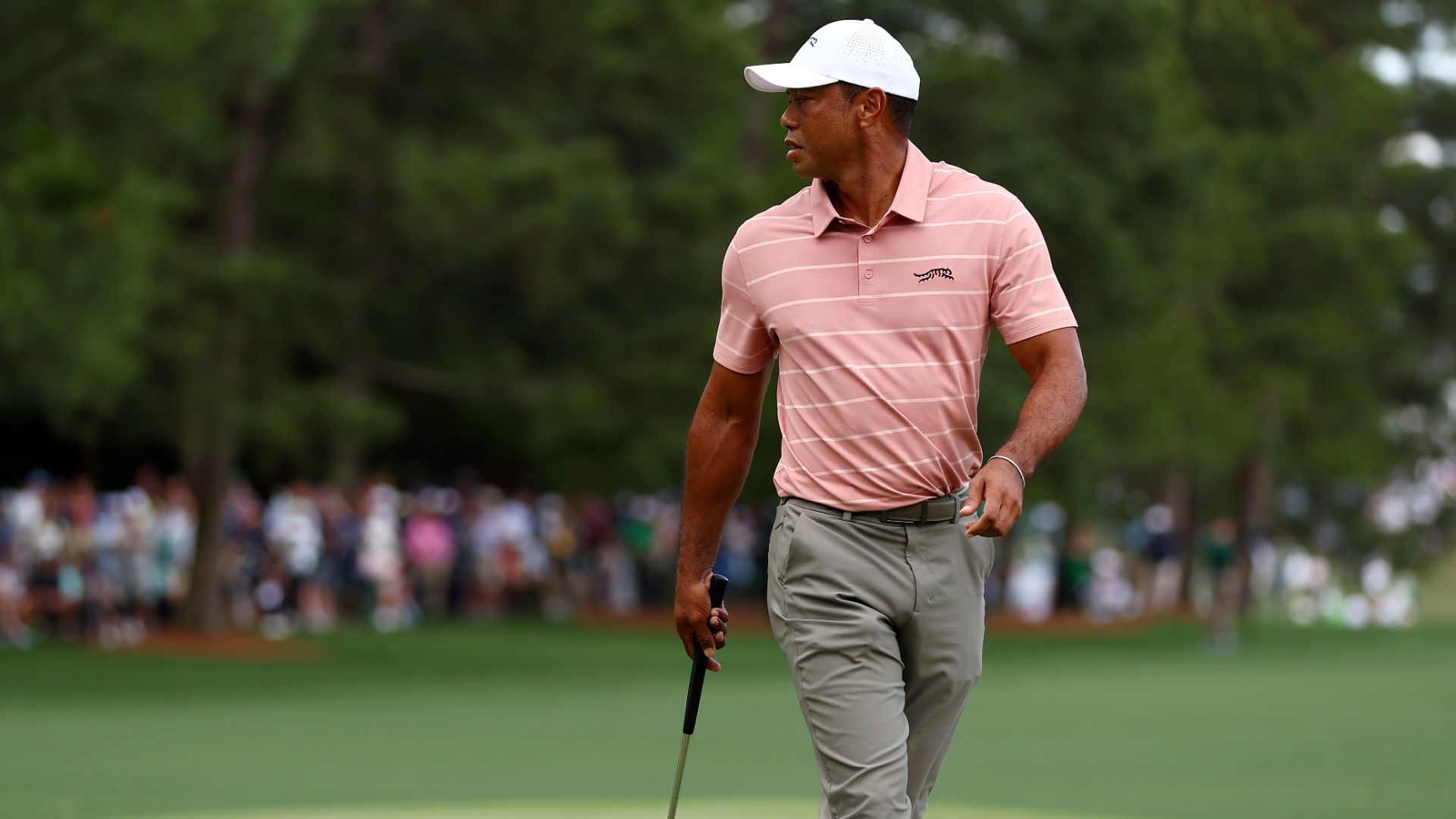 Tiger birdies first hole at the 2024 Masters ESPN Video
