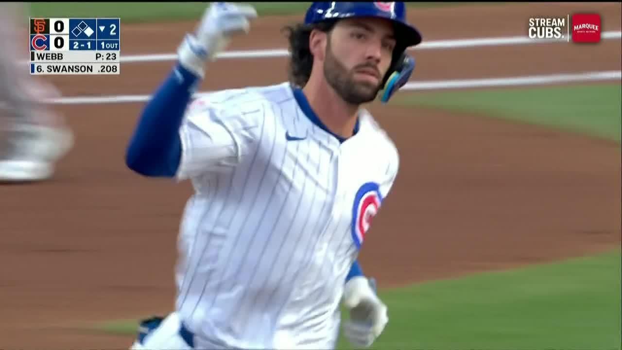 Dansby Swanson smacks a 2-run HR for Cubs - ESPN Video