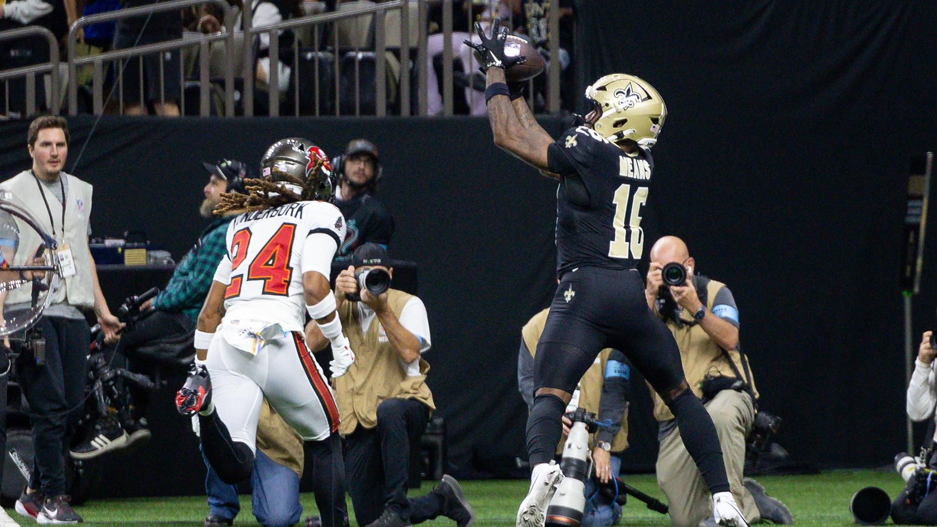 Rattler, Means both get 1st NFL TD as Saints go ahead ESPN Video