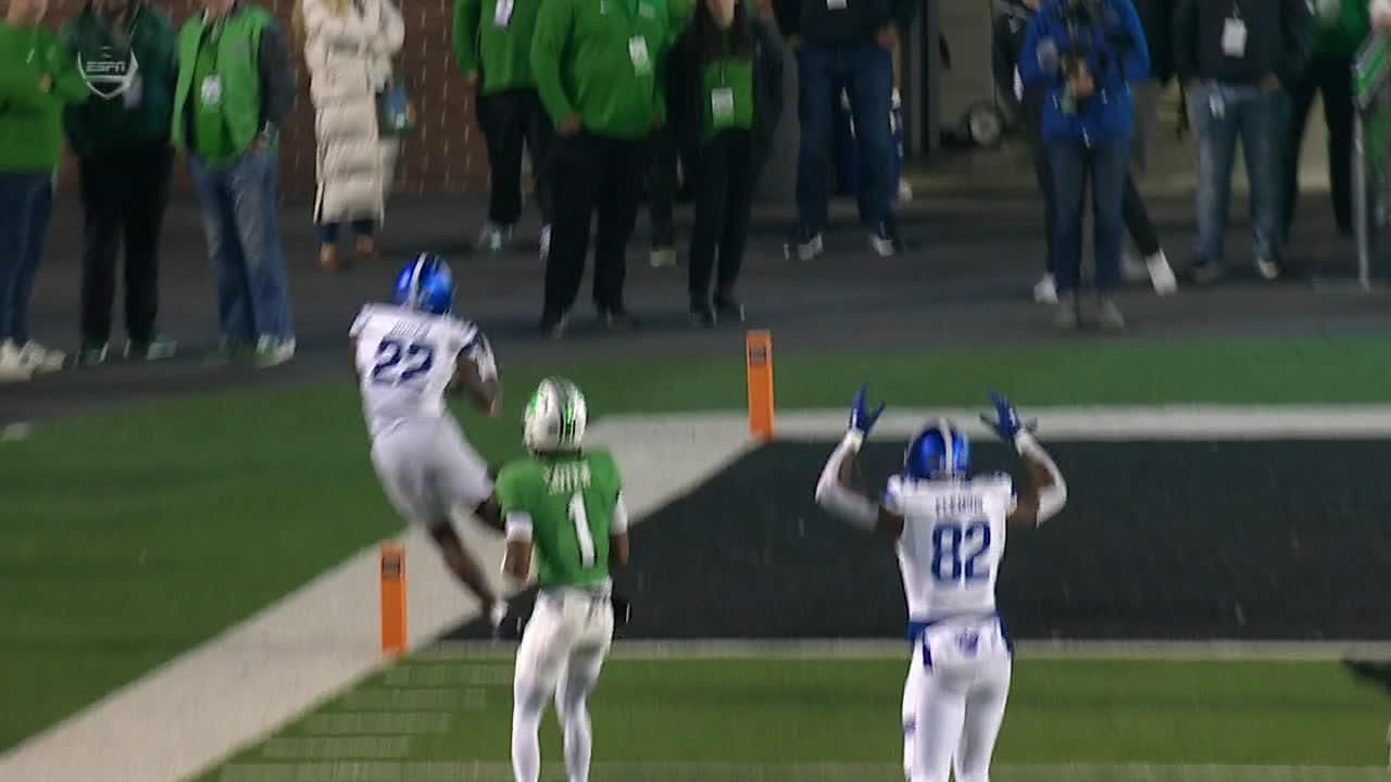 Michel Dukes scores 13yard receiving touchdown vs. Marshall ESPN Video