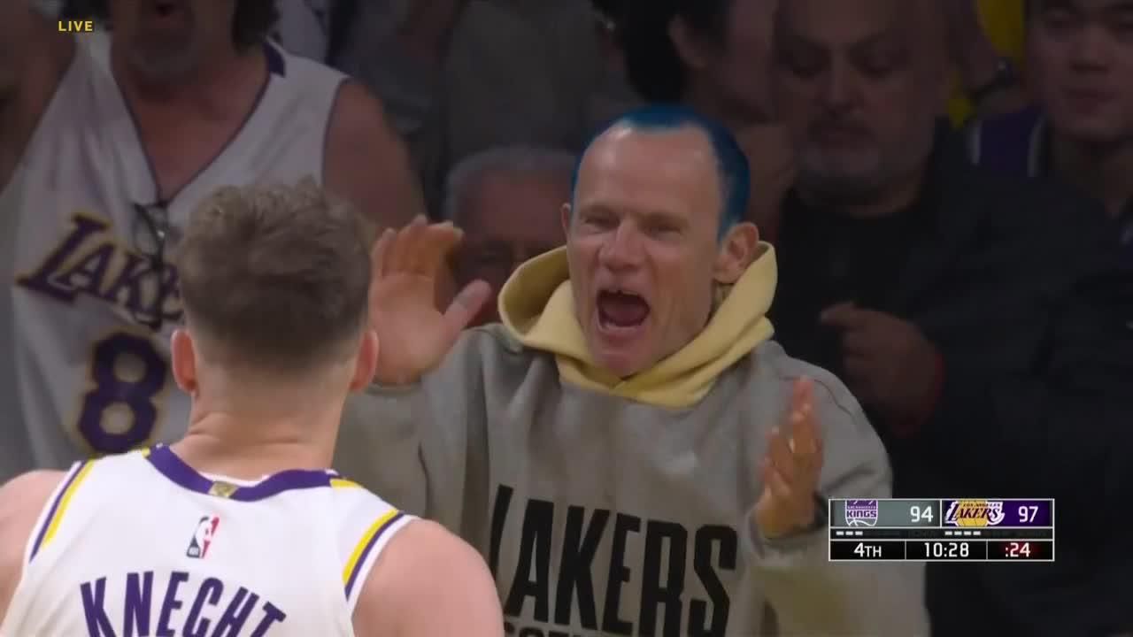 LeBron's and1 finish has Flea fired up ESPN Video