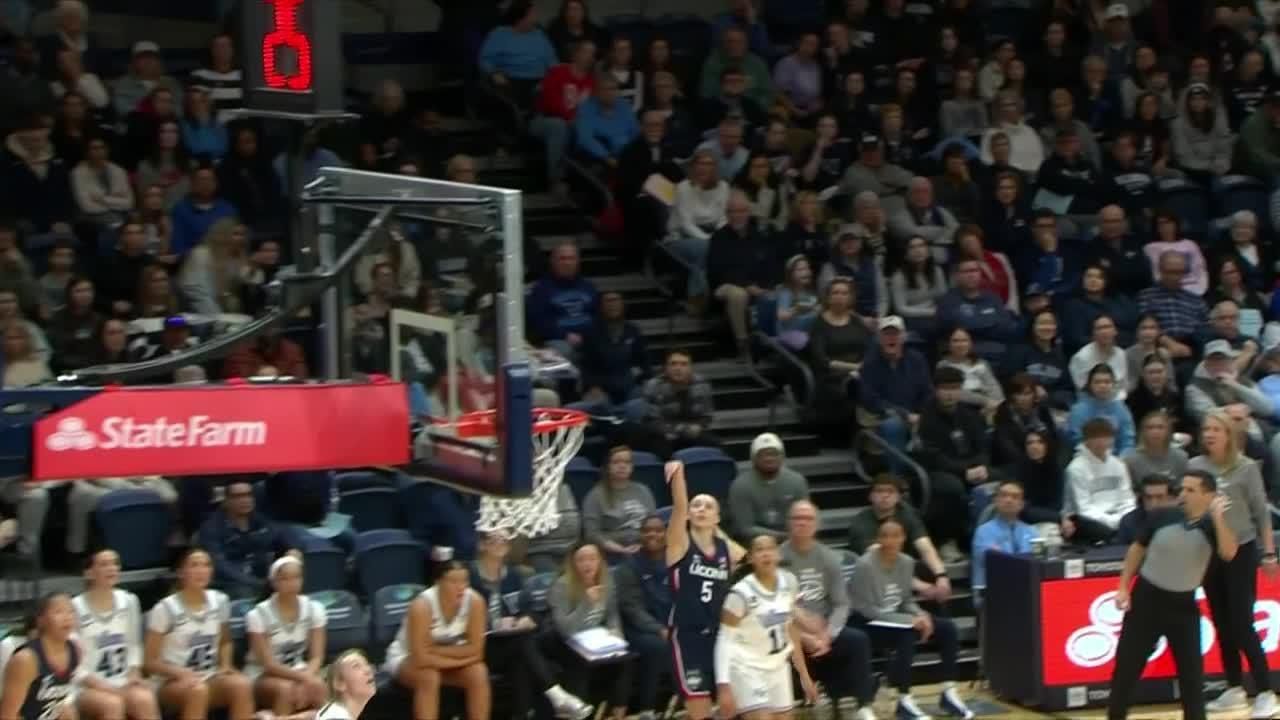 Paige Bueckers drains a triple - ESPN Video