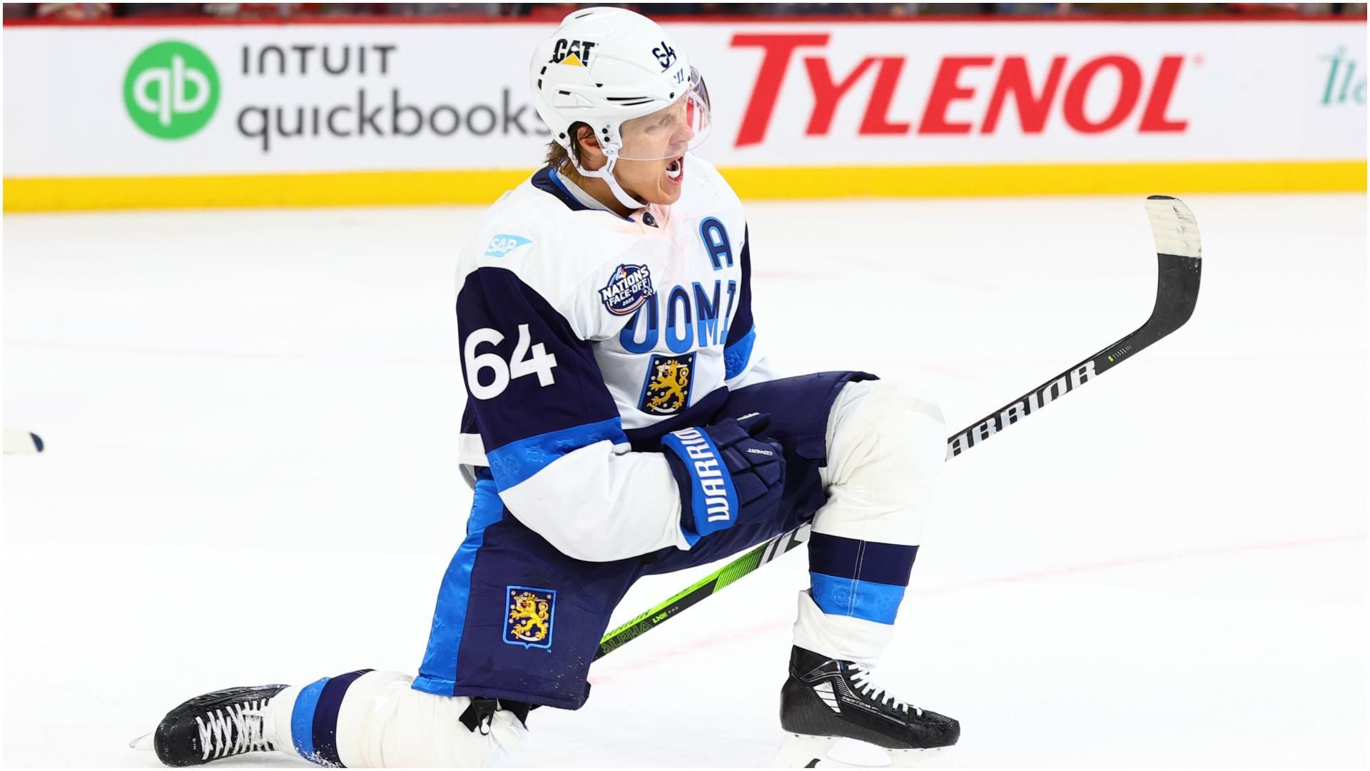 Finland tops Sweden 4-3 in OT at 4 Nations Face-Off