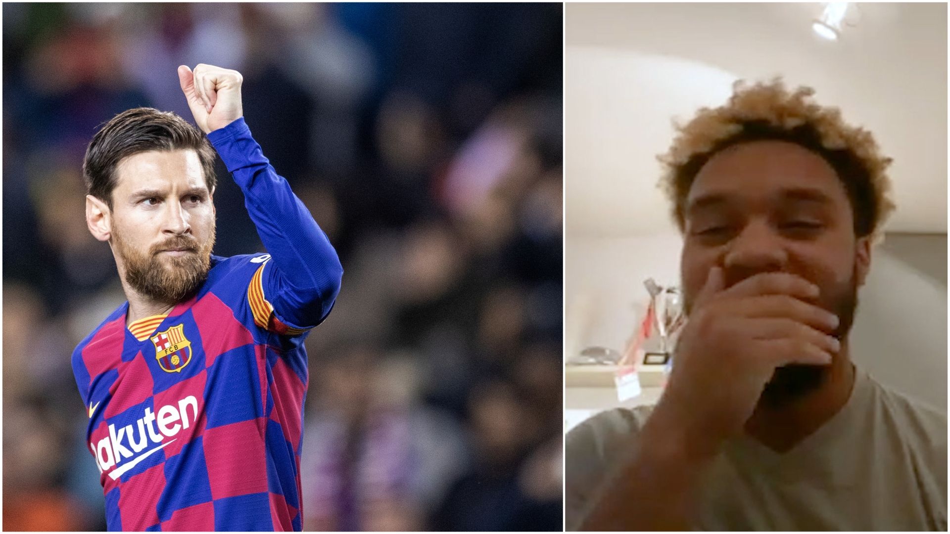 How meeting Messi left Konrad de la Fuente star struck ...