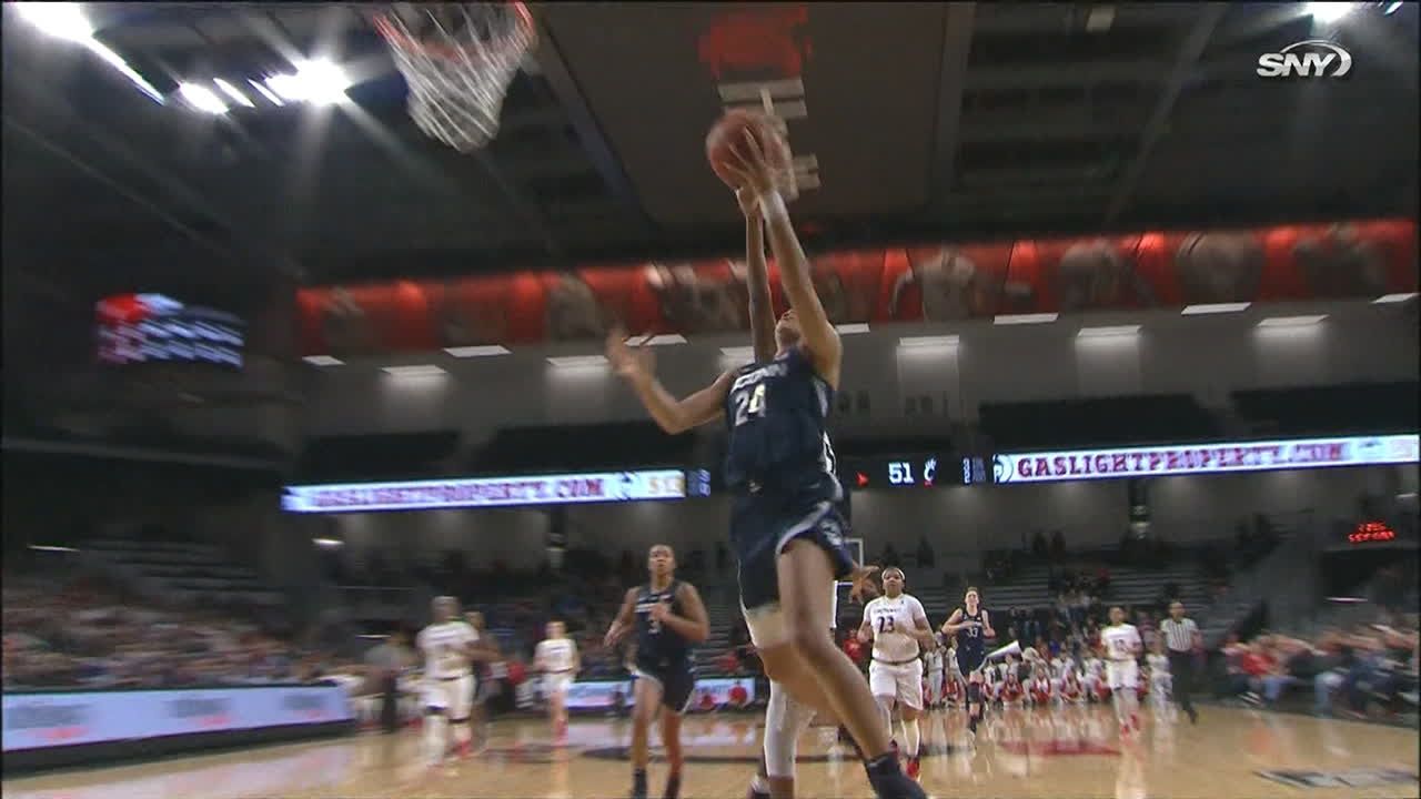 Rizor gets the steal and finishes with the contact - ESPN Video