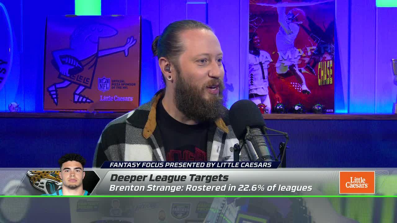 Travis Hunter: ¿Éxito o experimento? Análisis del jugador de los Jaguars 2 0:47Is Brenton Strange poised for a breakout in fantasy?Field Yates, Daniel Dopp and Stephania Bell discuss Brenton Strange's elevated role in the Jaguars' offense after Week 4.