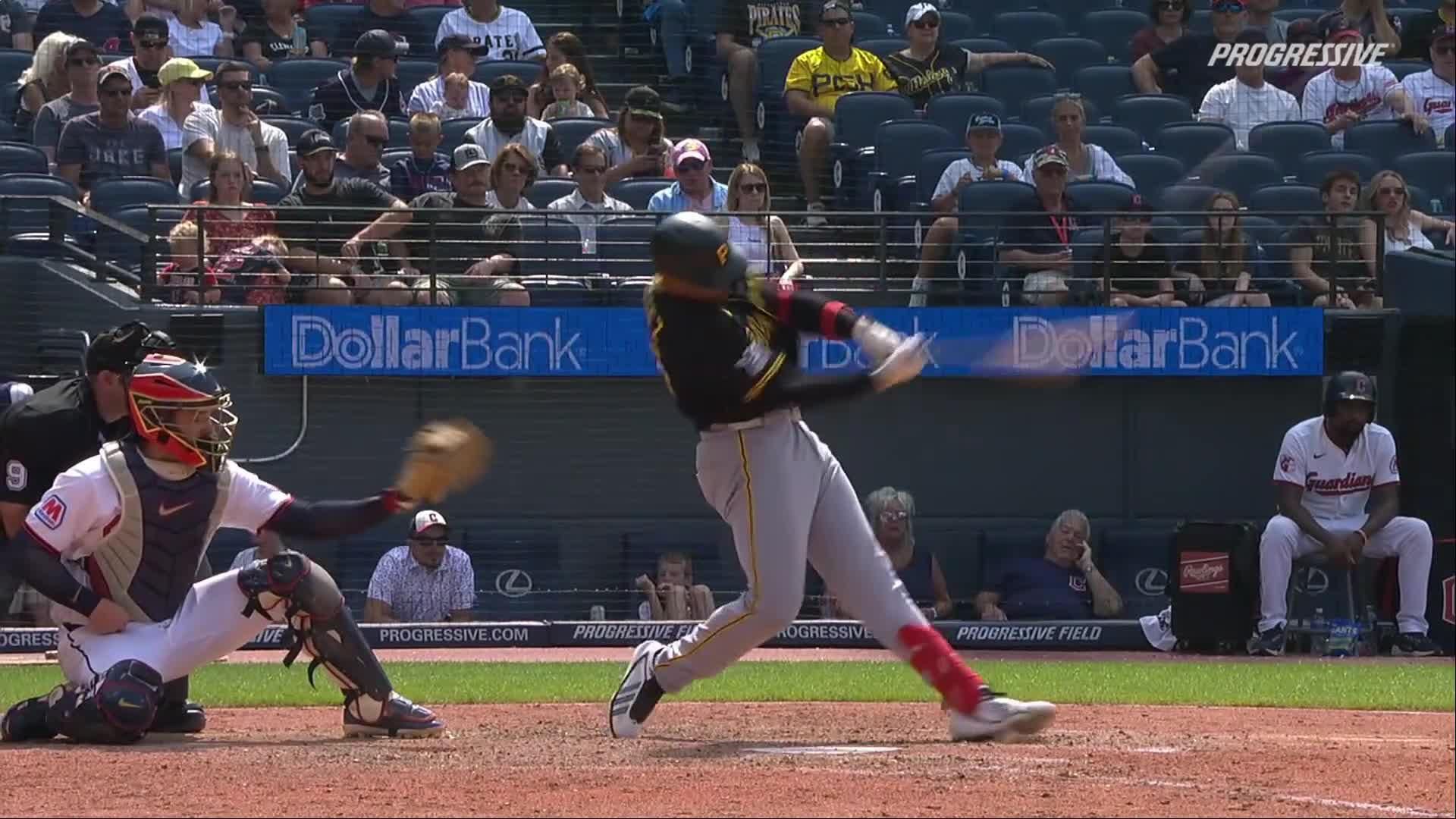 Esmerlyn Valdez Hits 12th HR in 31st Game as Pirates Defeat Guardians 7-1