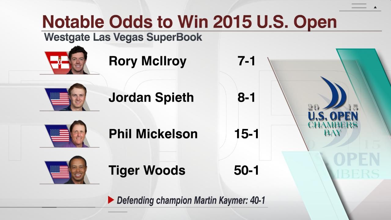 Notable Odds to Win 2015 U.S. Open